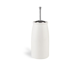 Toilet Brush Holder, Round, Ceramic